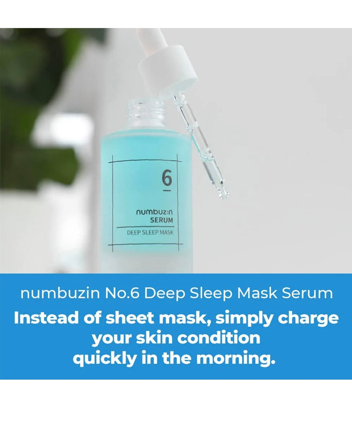 numbuzin No.6 Deep Sleep Mask Serum 50ml